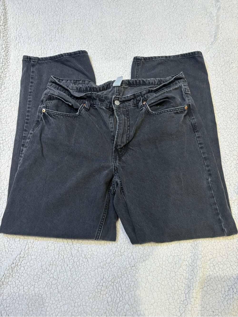Straight-Leg Women's Black Jeans